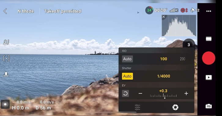 BEST TIPS & SETTINGS FOR DJI AIR 3S A image of Histagram