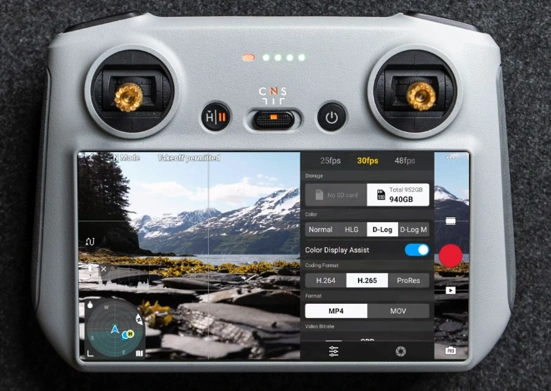 DJI Mavic 3 Pro Best Setting for Cinematic Footage A image of Camera Setting