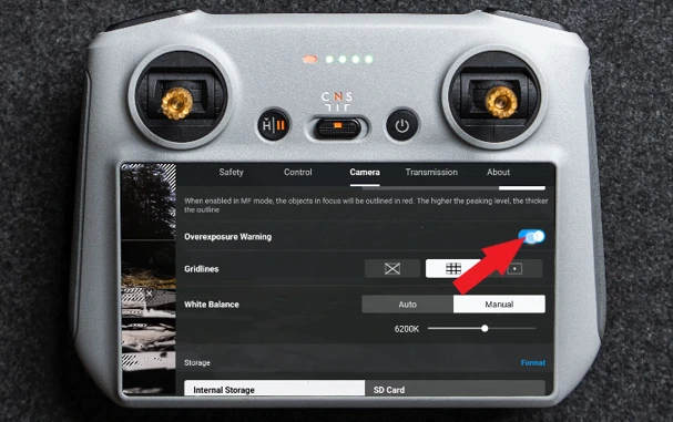 DJI Mavic 3 Pro Best Setting for Cinematic Footage A Image of Overexposure