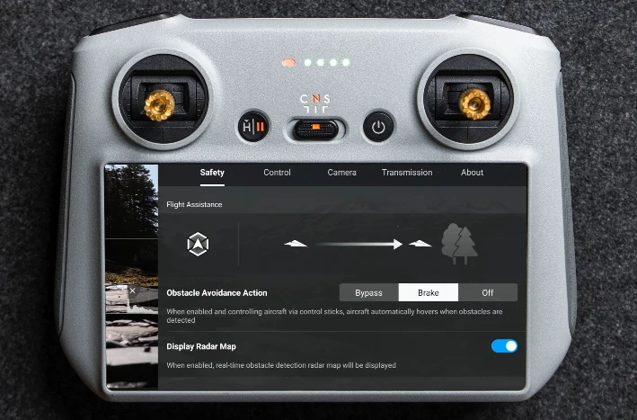 DJI Mavic 3 Pro Best Setting for Cinematic Footage A Image of Obstacle Avoidance