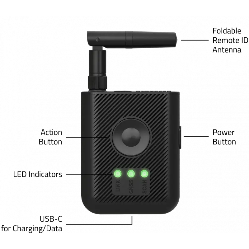 Dronetag Unveils RIDER, a Compact Remote ID Receiver for Drone Safety A Picture of Compact Remote ID Receiver