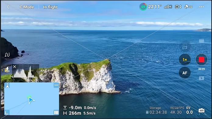 Best DJI Mini 4 Pro Settings Gridlines 1