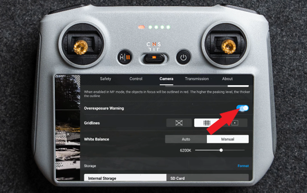 A image of overexpuse