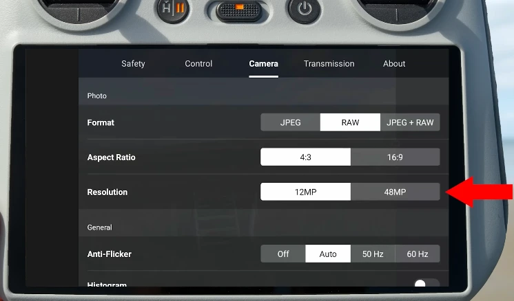 Best DJI Mini 4 Pro Settings A image of photo