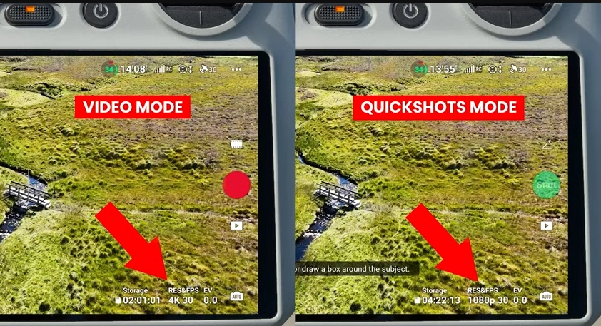 Best DJI Mini 4 Pro Settings Resulation