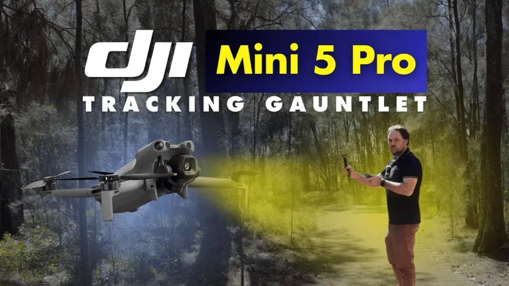 A image of DJI Mini 5 Pro Tracking Gauntlet