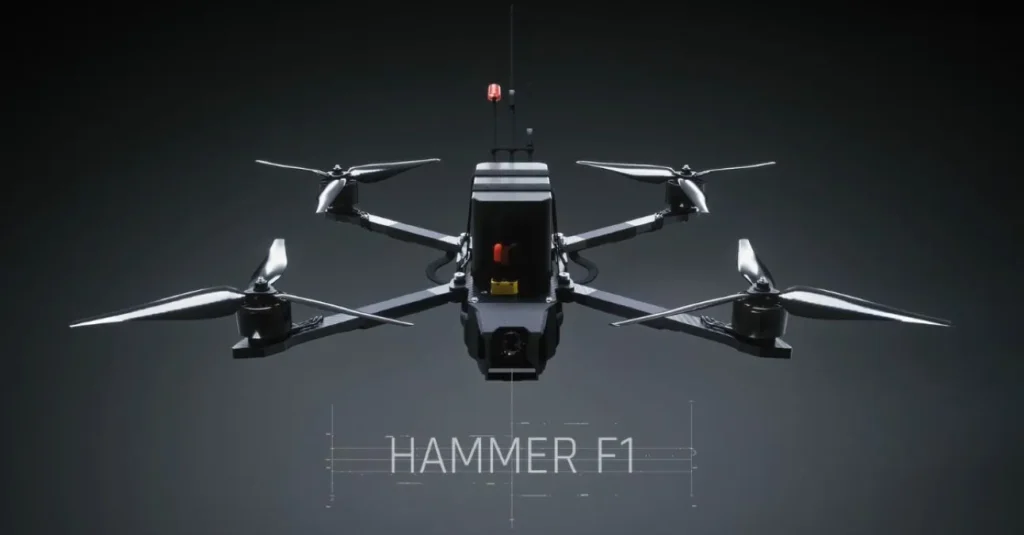 Vector Launches Hammer F1 Military Quadcopter System